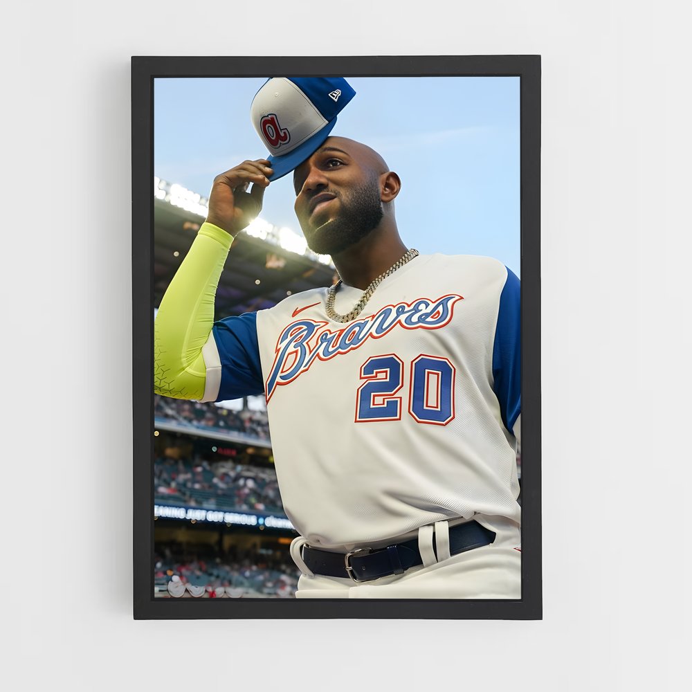 Poster Marcell en Action – affiche Baseball (vue 2)